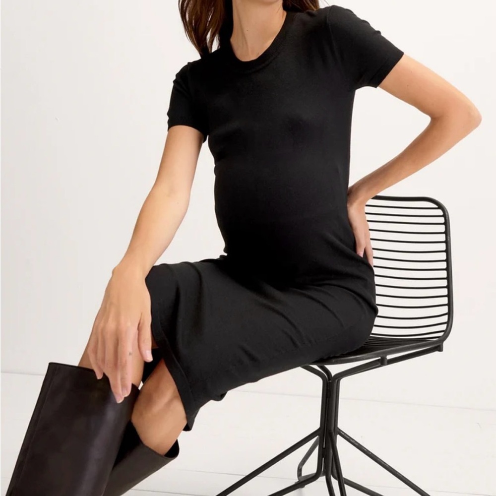 Hatch Eliza Black Maternity Dress